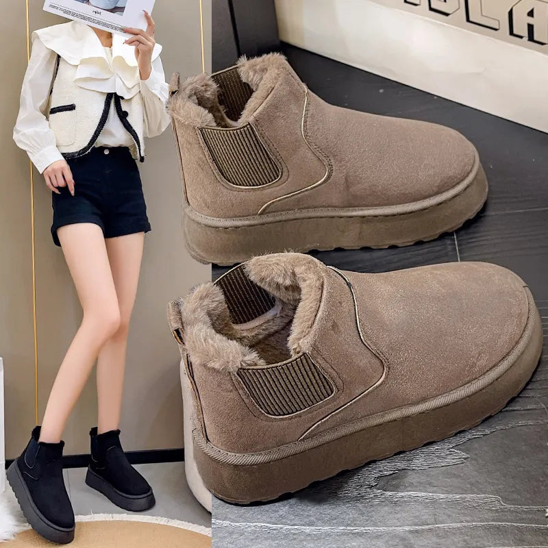 Winter Women Snow Boots Plush STYLE SOURCE