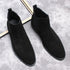 Fashion Genuine Leather Suede Men Ankle Boots STYLE SOURCE