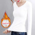 O Neck Long Sleeve Shirt Women Winter Bottoming Cropped Tops STYLE SOURCE