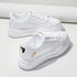 Women's Casual Sneakers White Metallic STYLE SOURCE