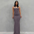 Satin Slip Sleeveless Backless Maxi Dress STYLE SOURCE