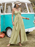Printed Halter Neck Maxi Dress STYLE SOURCE