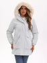 Full Size Fur Hooded Warm Winter Parka Outerwear Plus Size STYLE SOURCE