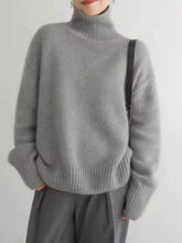Turtleneck Dropped Shoulder Sweater STYLE SOURCE