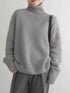 Turtleneck Dropped Shoulder Sweater STYLE SOURCE