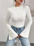 Lettuce Edge Flare Sleeve Top STYLE SOURCE
