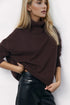 Basic Bae Turtleneck Long Sleeve Dropped Shoulder Sweater STYLE SOURCE