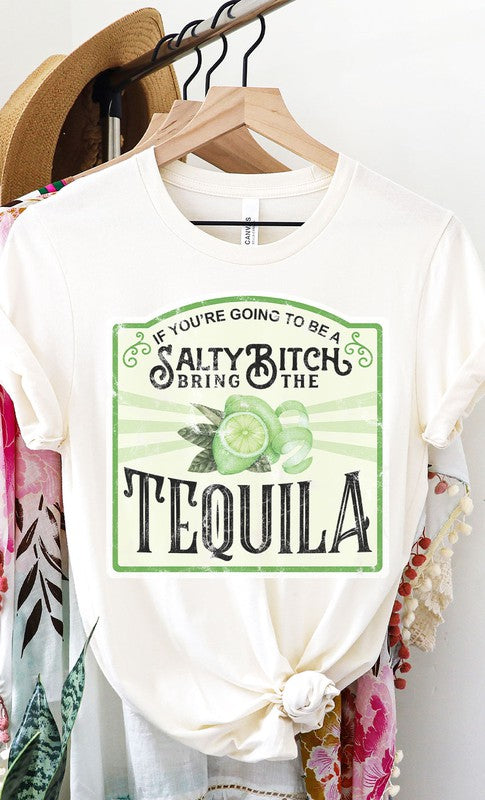 Salty Bitch Tequila Graphic Tee STYLE SOURCE