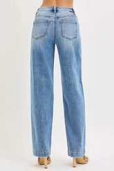 RISEN High Rise Wide Baggy Jeans STYLE SOURCE