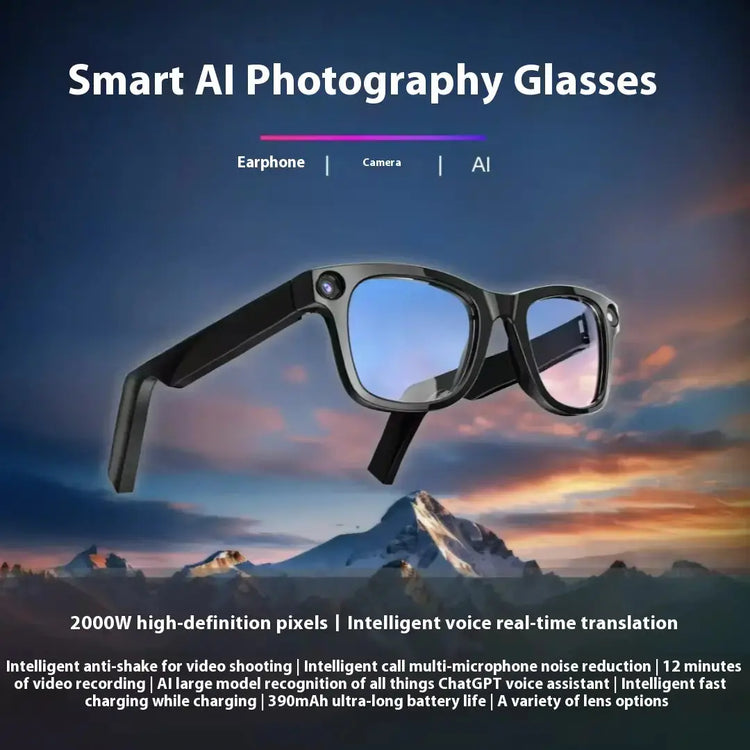 AI Camera Smart Glasses STYLE SOURCE