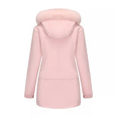 Full Size Fur Hooded Warm Winter Parka Outerwear Plus Size STYLE SOURCE