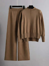 Basic Bae Mock Neck Long Sleeve Top and Pants Sweater Set STYLE SOURCE