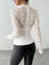 Lace Long Sleeve Top STYLE SOURCE