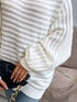 One Shoulder Ribbed Knit Sweater STYLE SOURCE