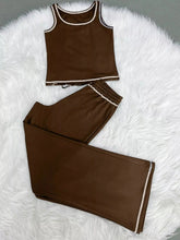 Scoop Neck Tank Top and Drawstring Pants Set STYLE SOURCE