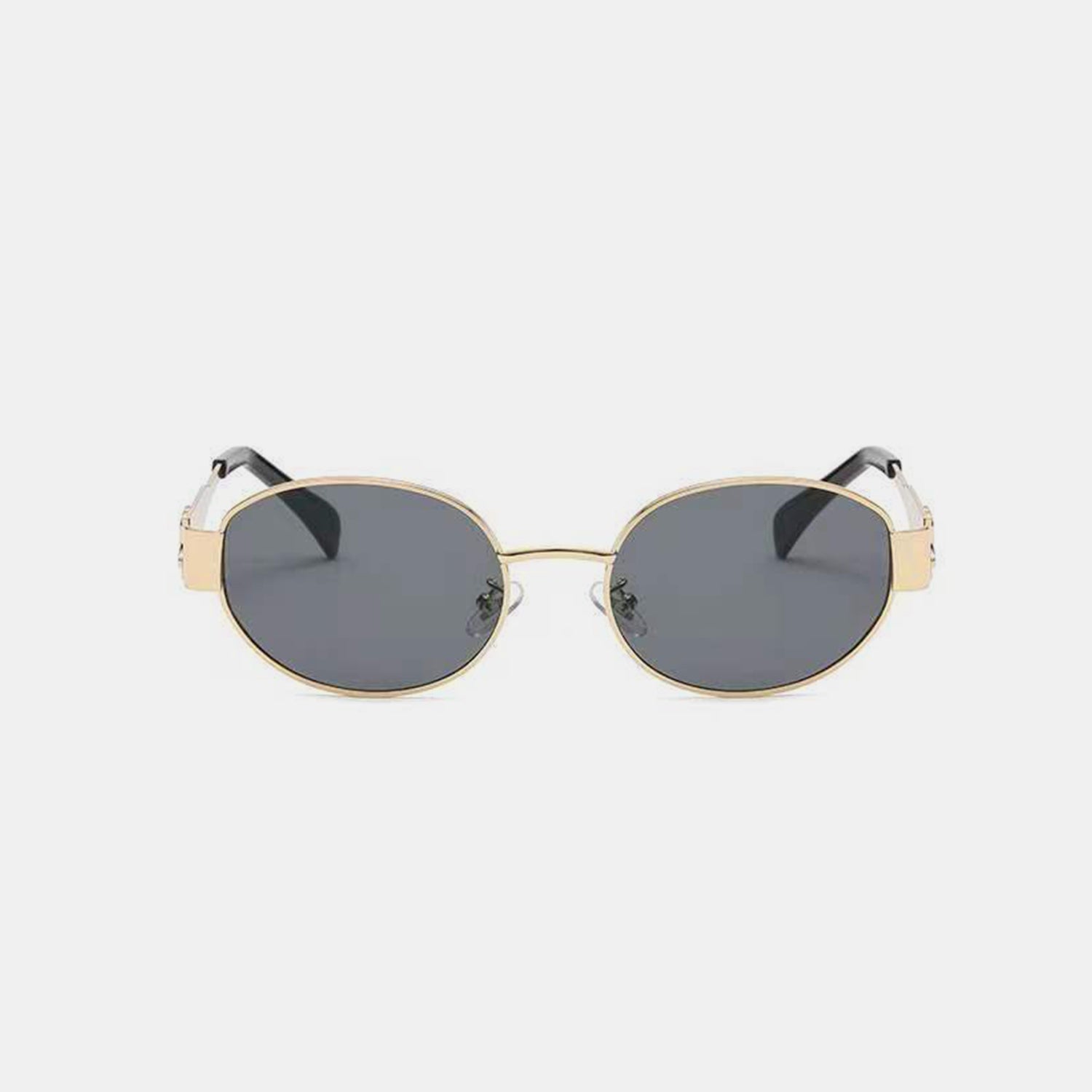 Metal Frame Oval Sunglasses STYLE SOURCE