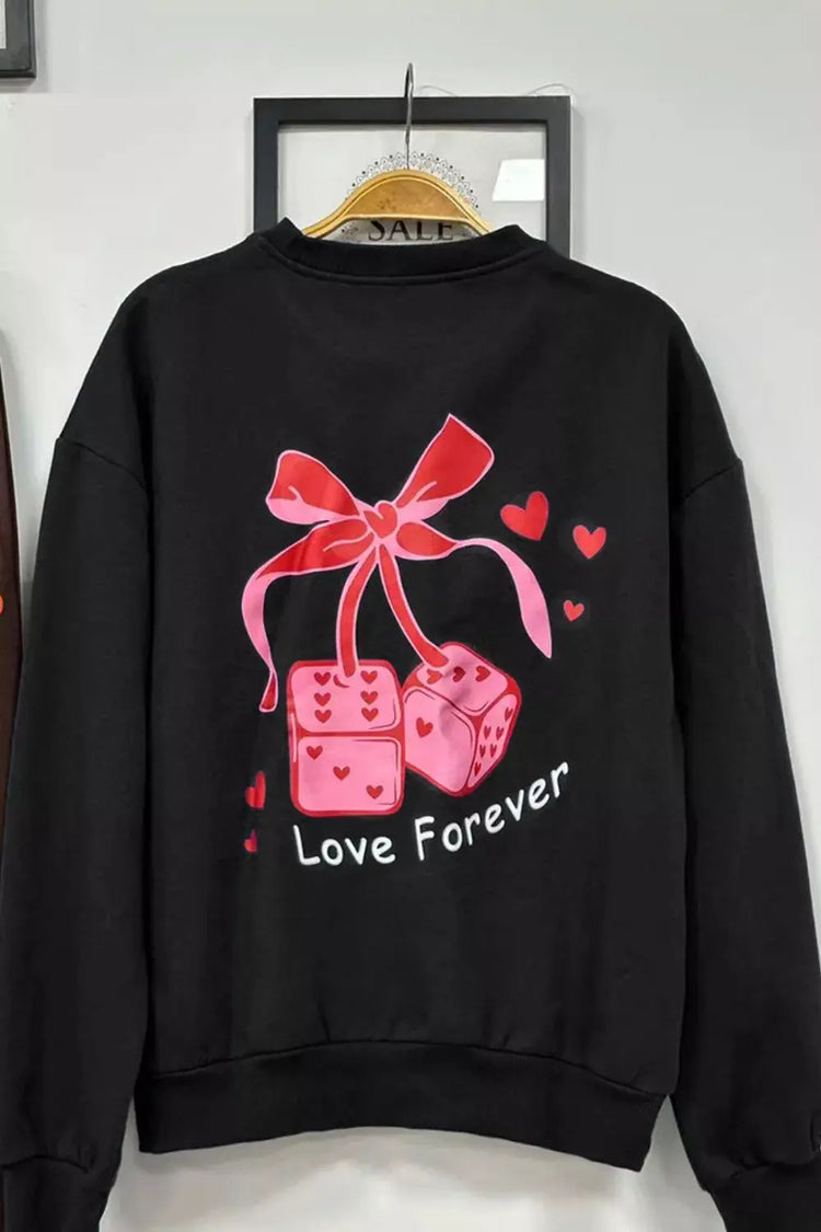 Round Neck Sweatshirt and Joggers Set STYLE SOURCE