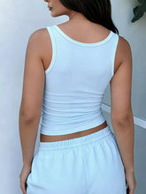 Scoop Neck Tank Top and Drawstring Pants Set STYLE SOURCE