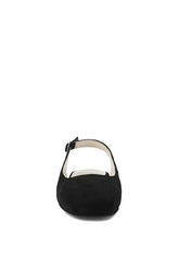 Sozani Genuine Suede Leather Slingback Flats STYLE SOURCE