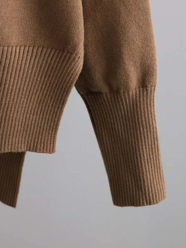 Basic Bae Mock Neck Long Sleeve Top and Pants Sweater Set STYLE SOURCE