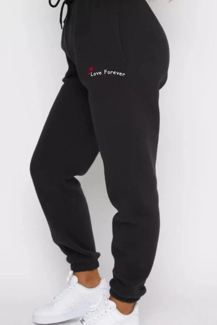 Round Neck Sweatshirt and Joggers Set STYLE SOURCE