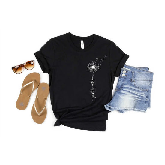 Just Breathe Dandelion Graphic Tee/Sweatshirt options STYLE SOURCE