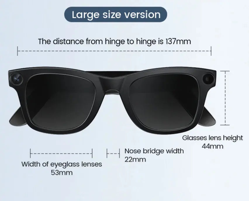 AI Camera Smart Glasses STYLE SOURCE
