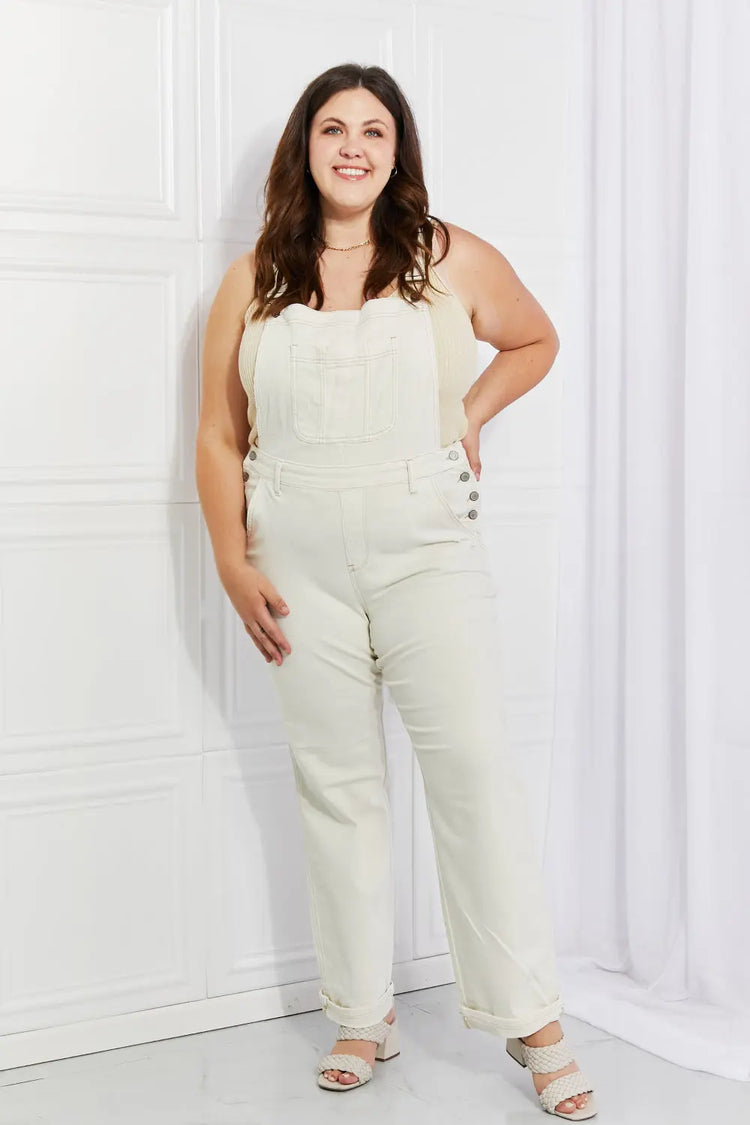 Judy Blue Full Size Taylor High Waist Overalls STYLE SOURCE