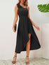 Bow Asymmetrical Neck Sleeveless Dress STYLE SOURCE