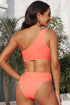 Textured One-Shoulder Bikini Set STYLE SOURCE