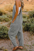 Double Take  V-Neck Sleeveless Jumpsuit with Pocket STYLE SOURCE