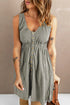 Sleeveless Button Down Mini Dress STYLE SOURCE