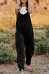 V-Neck Sleeveless Jumpsuit with Pocket STYLE SOURCE