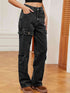 Buttoned Long Jeans STYLE SOURCE