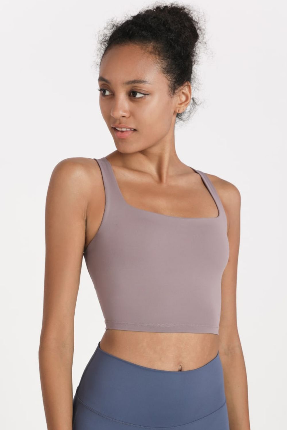 Crisscross Open Back Cropped Sports Cami STYLE SOURCE