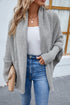 Open Front Long Sleeve Cardigan STYLE SOURCE