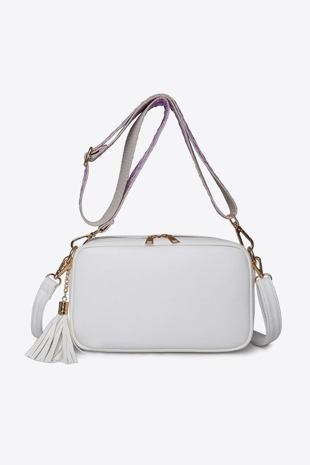 PU Leather Tassel Crossbody Bag STYLE SOURCE