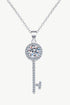 Moissanite Key Pendant Necklace STYLE SOURCE