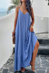 Backless Maxi Cami Dress with Pockets STYLE SOURCE