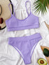 Scoop Neck Spaghetti Strap Two-Piece Swim Set STYLE SOURCE