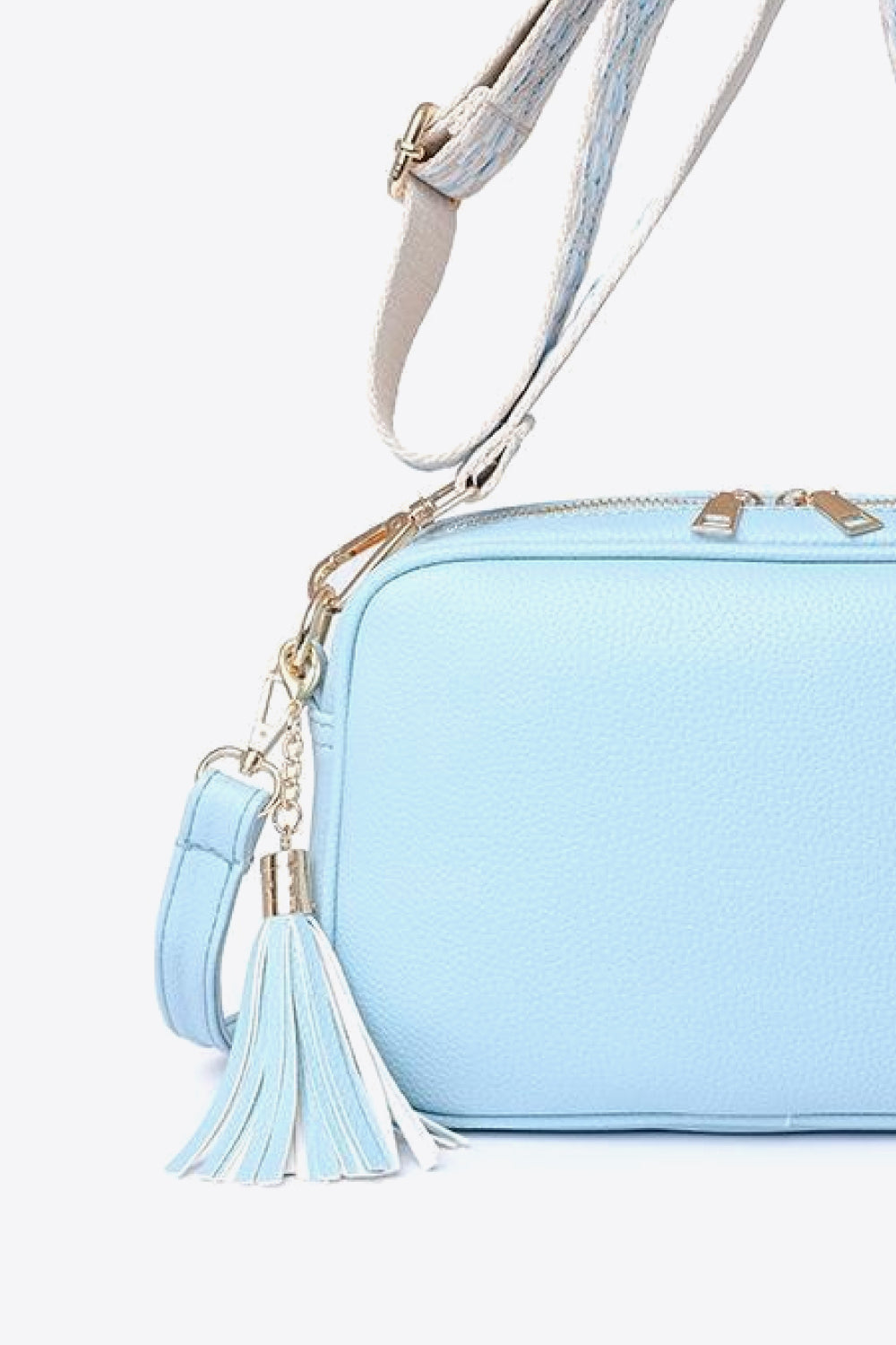 PU Leather Tassel Crossbody Bag STYLE SOURCE