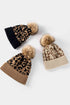 Leopard Pom-Pom Cuffed Beanie STYLE SOURCE