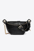 PU Leather Chain Strap Crossbody Bag STYLE SOURCE