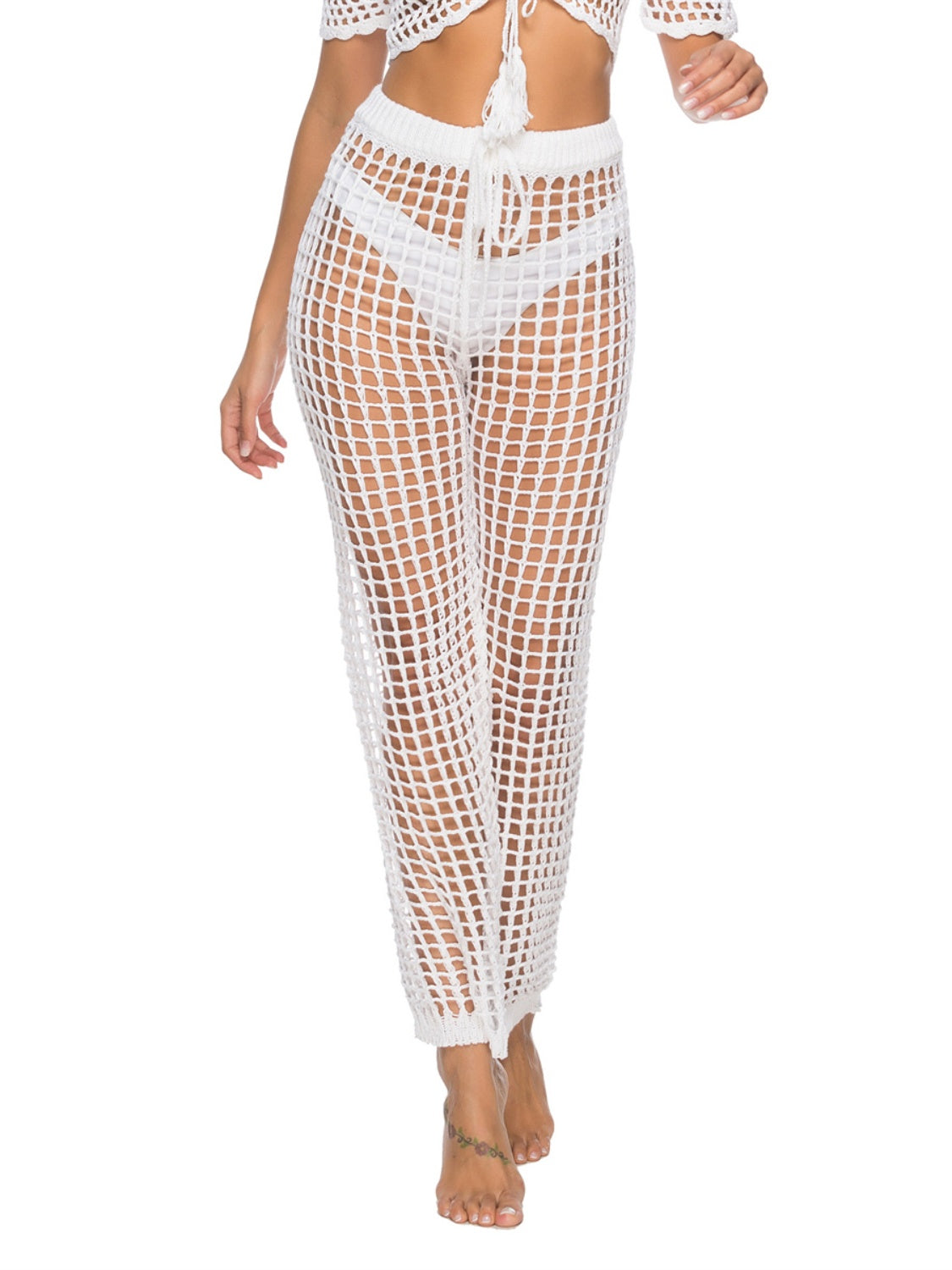 Cutout High Waist Swim Pants STYLE SOURCE