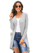 V-Neck Long Sleeve Cardigan with Pocket STYLE SOURCE