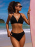 Tied Halter Neck Bikini Set STYLE SOURCE