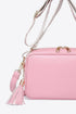 PU Leather Tassel Crossbody Bag STYLE SOURCE