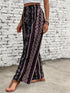 Printed High Waist Wide Leg Pants STYLE SOURCE