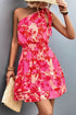 Floral Smocked Waist Tied One-Shoulder Dress STYLE SOURCE