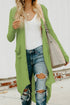 V-Neck Long Sleeve Cardigan with Pocket STYLE SOURCE